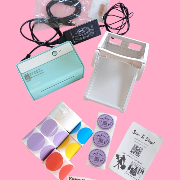 JADENS Other - Thermal Printer, Label Holder + Labels!